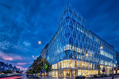 Exterior of new Primark store on Wenceslas Square, Prague